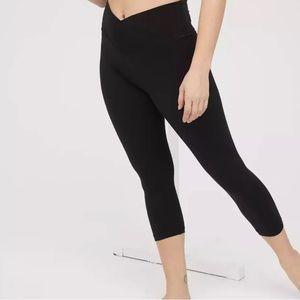 aerie offline crossover cropped leggings